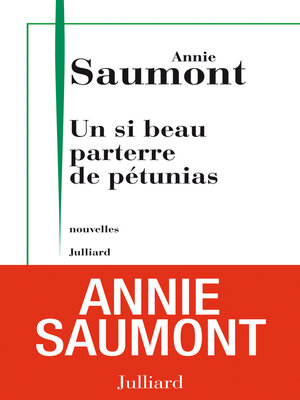 cover image of Un si beau parterre de pétunias
